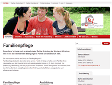 Tablet Screenshot of familienpflegeschule.de